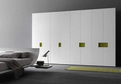 Armario abatible 2 en un dormitorio